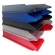 Tavita documente Herlitz Clasic, plastic mat, negru